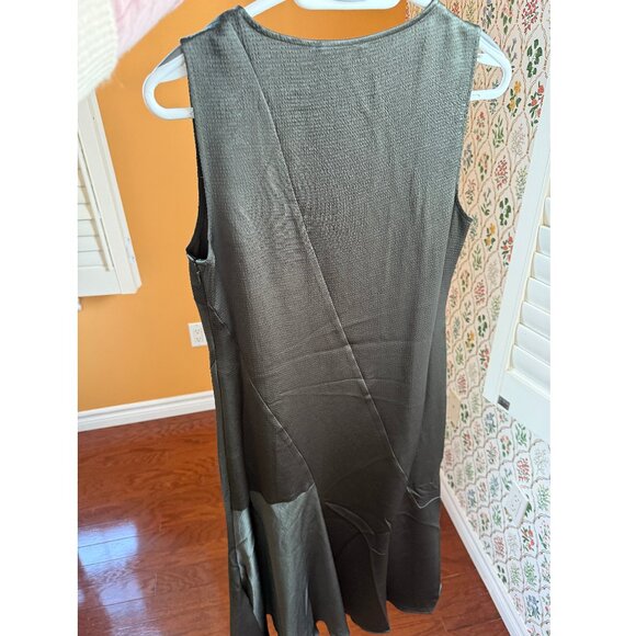 Club Monaco Seamed Bias Dress in Black Olive, Midi, Size 4, NWT - Picture 7 of 9